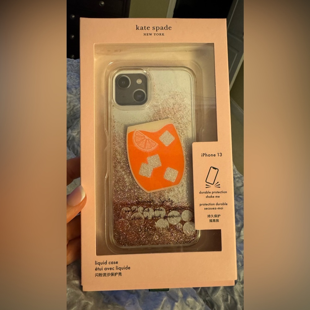 Kate Spade iPhone 13 liquid Case